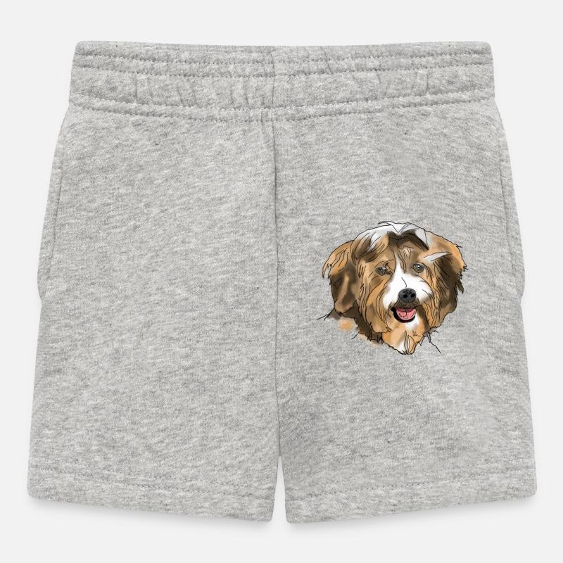 Havanais - Short Bébé - gris chiné