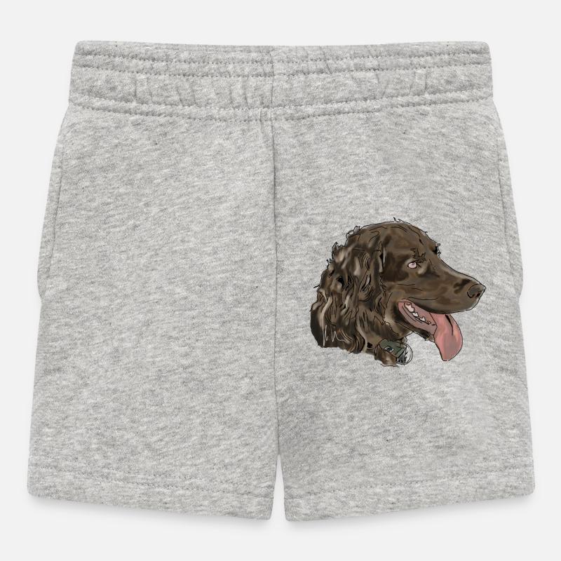 Quaildog - Short Bébé - gris chiné