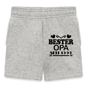 Bester Opa seit 1999 - Baby Shorts - Grau meliert - Vorne
