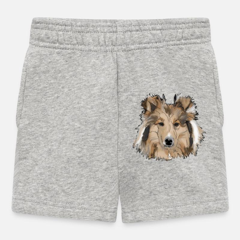Colley - Short Bébé - gris chiné
