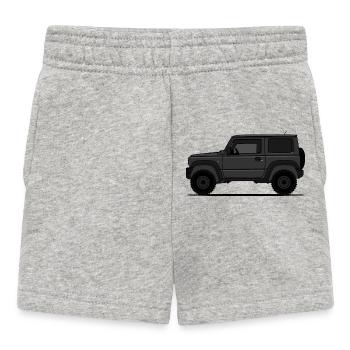 Jimny Noir - Short Bébé - gris chiné - Devant
