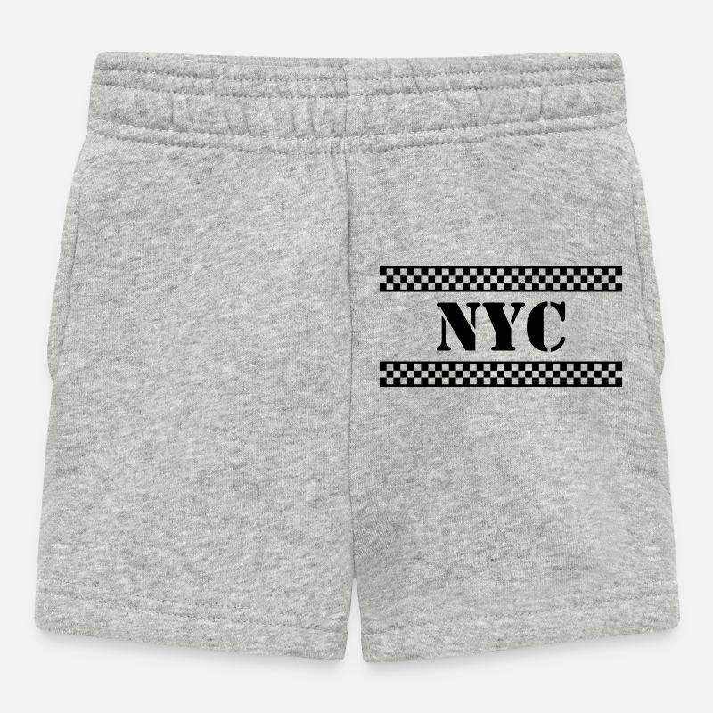 NYC Taxi - Short Bébé - gris chiné