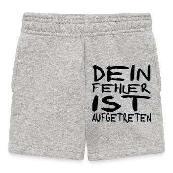 fehler aufgetreten - Baby Shorts - Grau meliert - Vorne