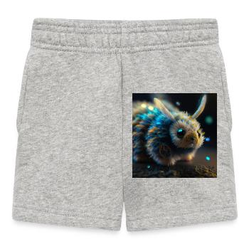 Photo macro creature 04 - Baby Shorts - heather grey - Front