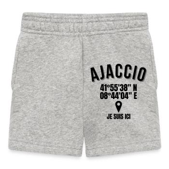 Corsica, Corsican humor, Ajaccio - Baby Shorts - heather grey - Front