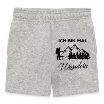 Wanderwege berggipfel Berge Wandern Statement - Baby Shorts - Grau meliert - Vorne