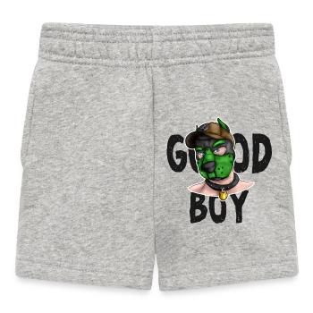 GoodBoyGreen - Baby Shorts - heather grey - Front