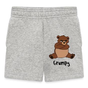 Grognon - Short Bébé - gris chiné - Devant