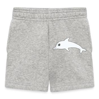 Delfin Delphine - Baby Shorts - Grau meliert - Vorne