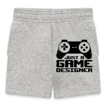 Juste un concepteur de jeu - Short Bébé - gris chiné - Devant