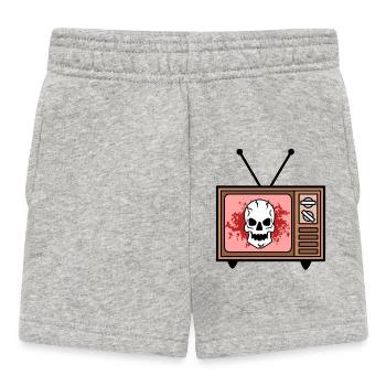 Films Cinéma Cinéma Streaming Déclaration Nuit du cinéma - Short Bébé - gris chiné - Devant