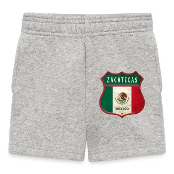 Conception des armoiries de Zacatecas, Mexique - Short Bébé - gris chiné - Devant