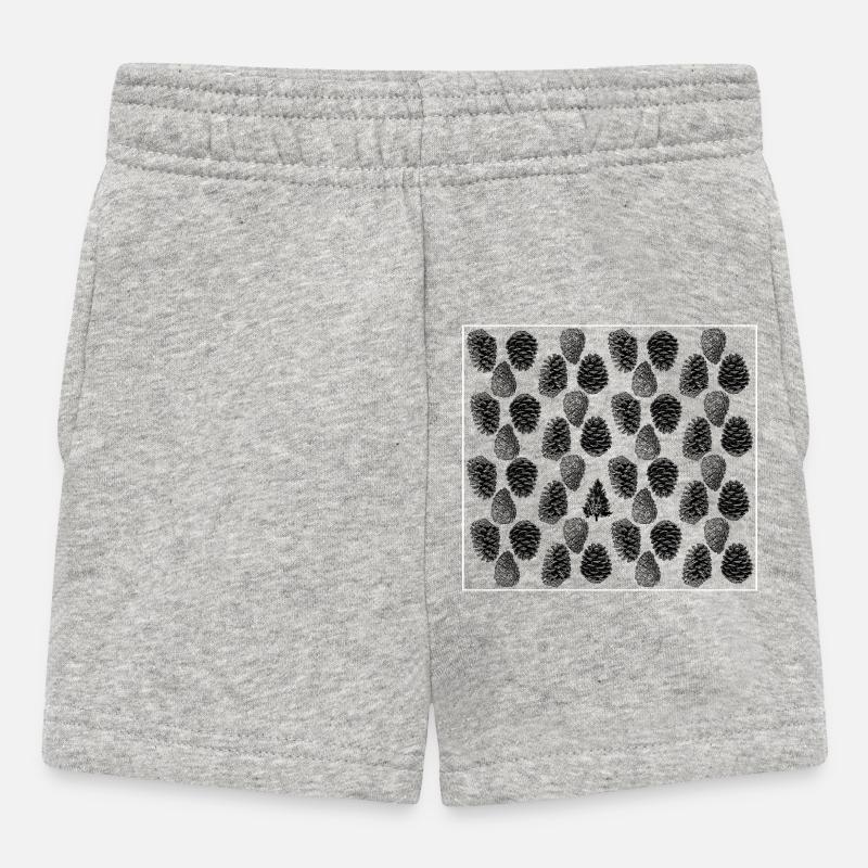 Le sapin - Short Bébé - gris chiné