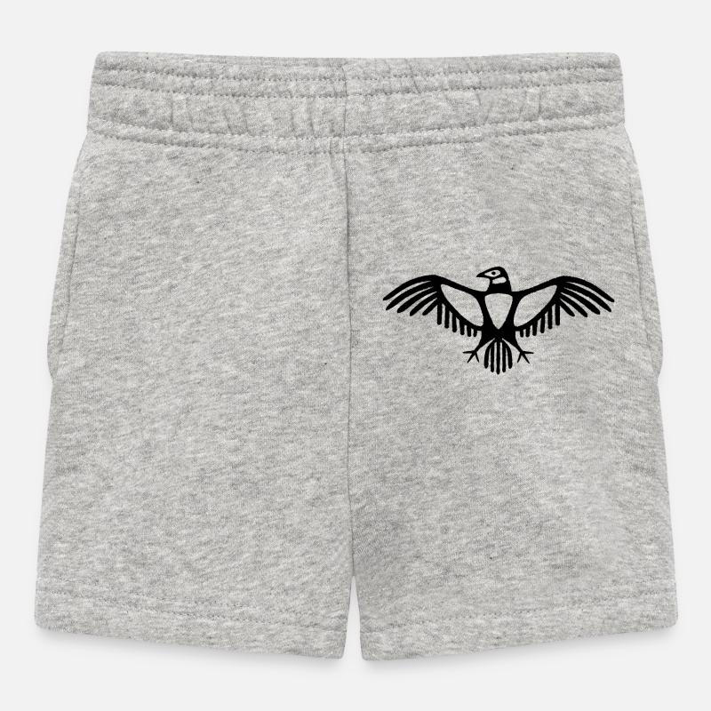 Emblème Condor - Short Bébé - gris chiné
