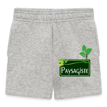 Paysagiste - Short Bébé - gris chiné - Devant