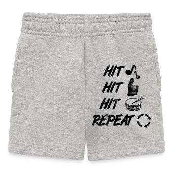 Marching Chapel - Baby Shorts - heather grey - Front