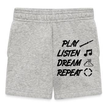 Klarinette Spieltechnik - Baby Shorts - Grau meliert - Vorne