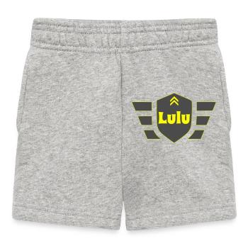 Lulu - Baby Shorts - Grau meliert - Vorne