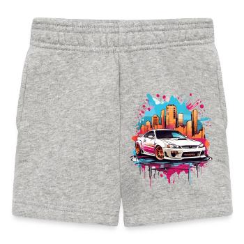 Tuning Auto, Sport automobile - Short Bébé - gris chiné - Devant