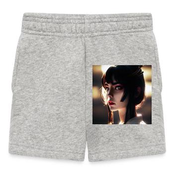 AKEMI Strahlende Schönheit - Baby Shorts - Grau meliert - Vorne