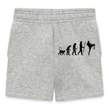Kickboxer - Baby Shorts - heather grey - Front