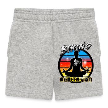 Biker - Baby Shorts - Grau meliert - Vorne