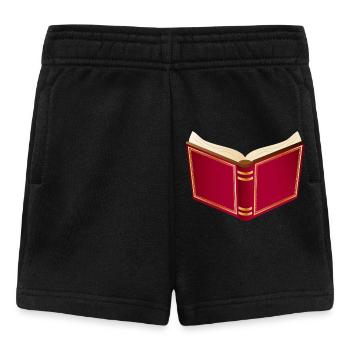 offenes rotes Buch für Santa Claus und Weihnachten - Baby Shorts - Schwarz - Vorne