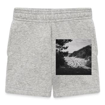 Accès à la plage West Beach Prerow Mer Baltique Darß Poster - Short Bébé - gris chiné - Devant