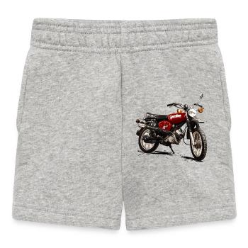 S51 Enduro Simson Motorrad - Baby Shorts - Grau meliert - Vorne
