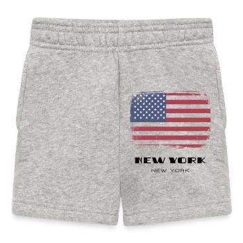 New York, New York, USA - Baby Shorts - Grau meliert - Vorne