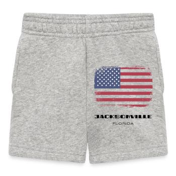 Jacksonville, Florida, USA - Baby Shorts - heather grey - Front