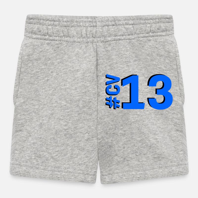 CV13 - Short Bébé - gris chiné