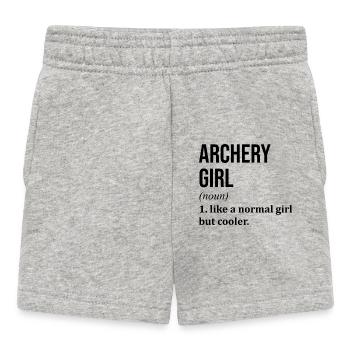archerie - Short Bébé - gris chiné - Devant