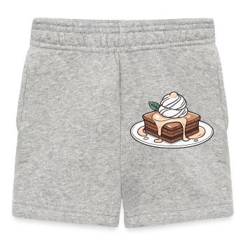 Brownie chaud - Short Bébé - gris chiné - Devant