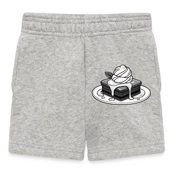 Brownie chaud - Short Bébé - gris chiné - Devant