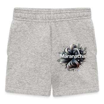 Maranatha Flowing Ribbons - Baby Shorts - heather grey - Front