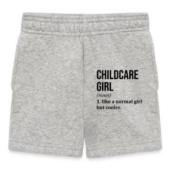 Garde d’enfants - Short Bébé - gris chiné - Devant