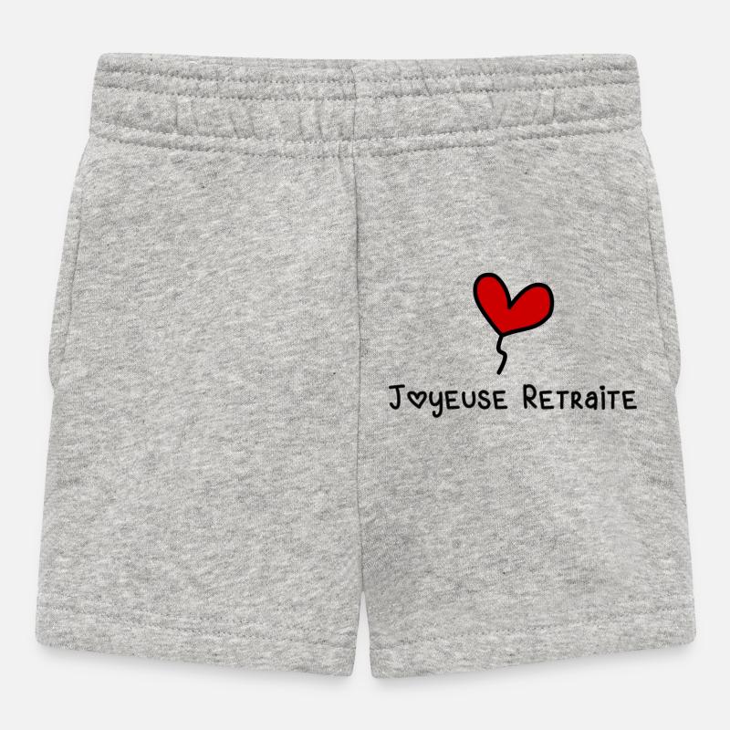 RETRAITE - Short Bébé - gris chiné