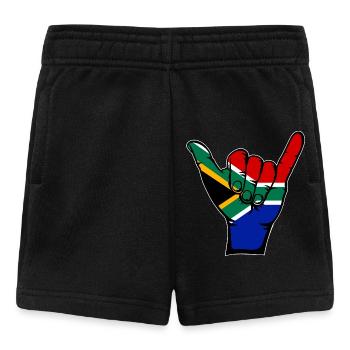 Drapeau de l’Afrique du Sud Symbole de surf - Short Bébé - noir - Devant