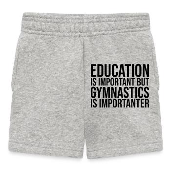 Gymnastics - Baby Shorts - heather grey - Front