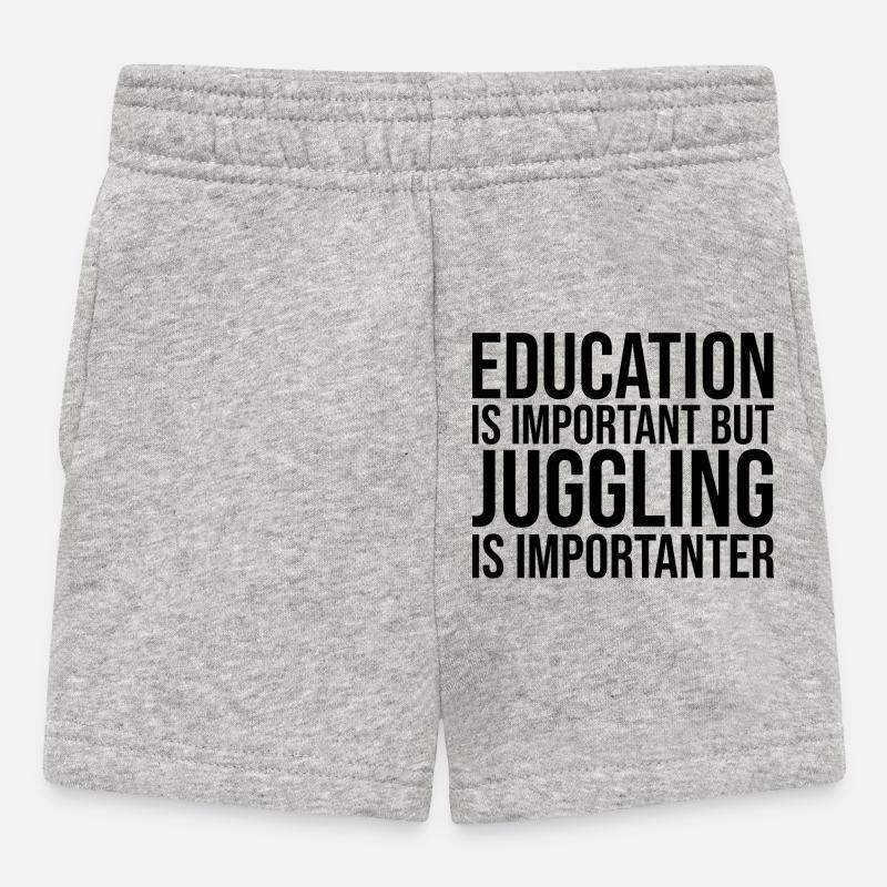 jonglerie - Short Bébé - gris chiné