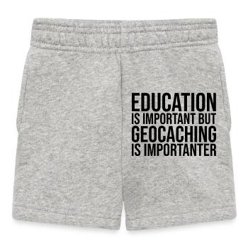 Geocache - Baby Shorts - Grau meliert - Vorne