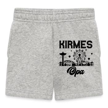 Kirmes Opa Jahrmarkt Rummel Volksfest - Baby Shorts - Grau meliert - Vorne