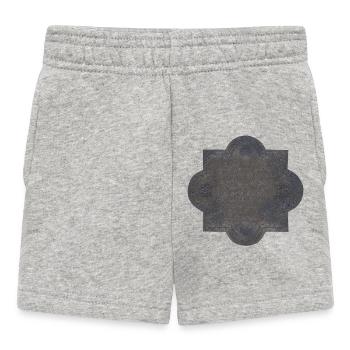 Grabsteine, inschrift, gothic motiv, verschenken - Baby Shorts - Grau meliert - Vorne