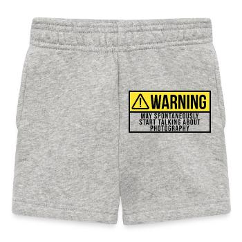 Photographer - Baby Shorts - heather grey - Front