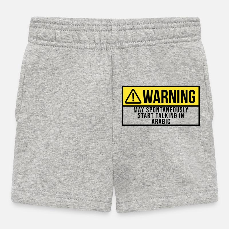 Arabisch - Baby Shorts - Grau meliert