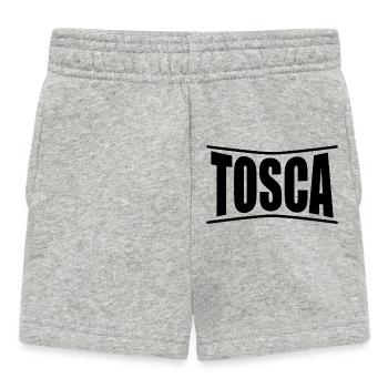 T-Shirt Tosca T-Shirt femininer Name - Baby Shorts - Grau meliert - Vorne