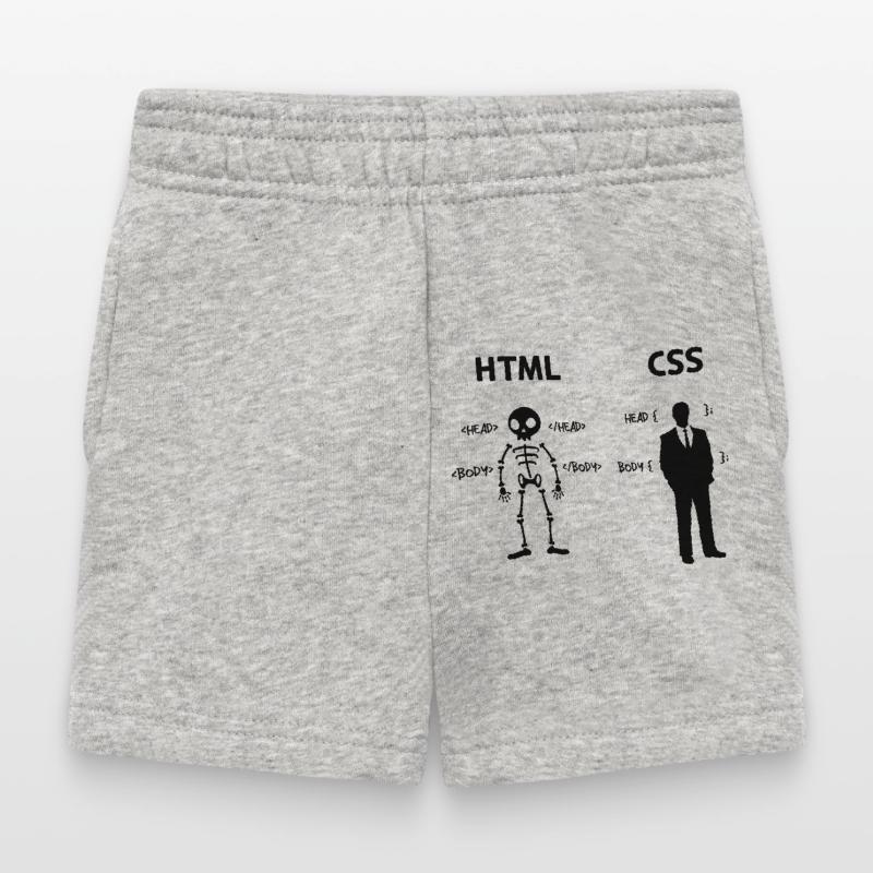 Developer Programmer Coden Css Scripting Code Baby Shorts