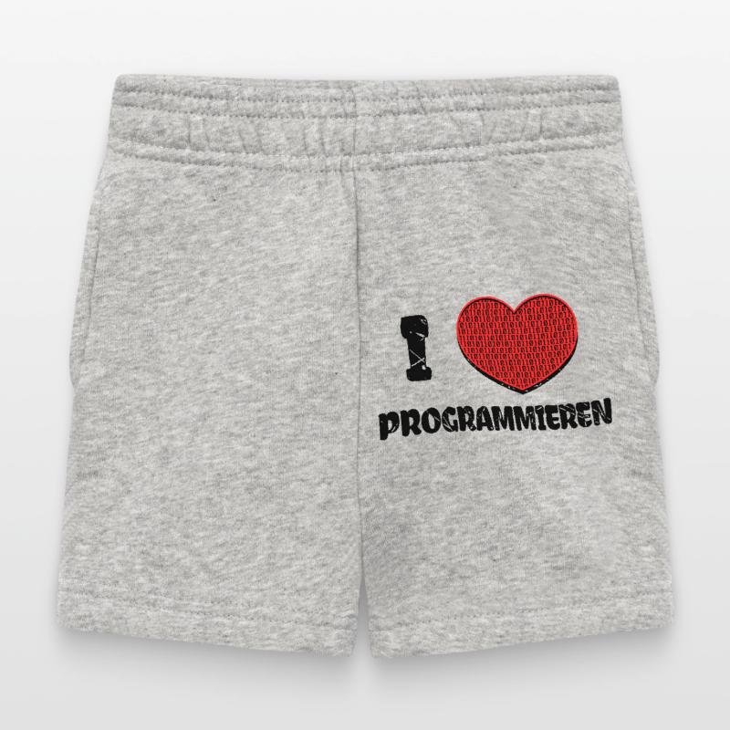 Developer Heart Web Developer Statement Computer Baby Shorts