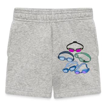 Cool Swimming Goggles - Baby Shorts - heather grey - Front